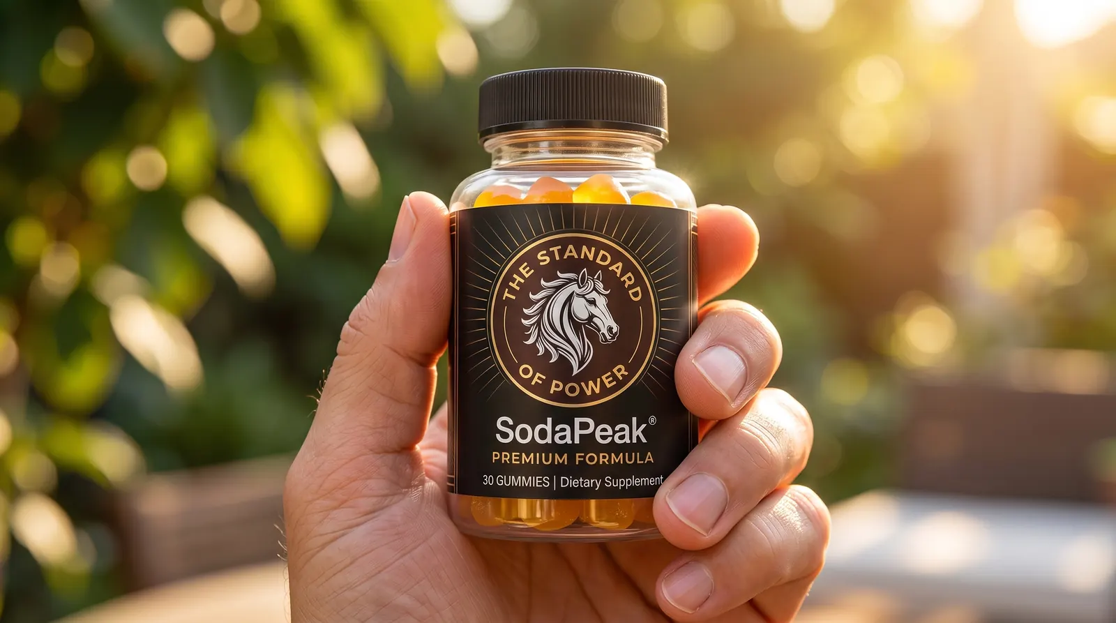 Delicious SodaPeak gummy close-up